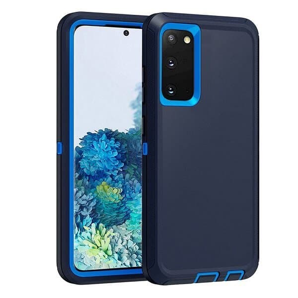 Samsung Galaxy S20 Case Drop Resistant Defender Tradies Heavy Duty Rugged Shockproof Tough Cover (Navy Blue Blue) Samsung Galaxy S20 Case Drop Resistant Defender Tradies Heavy Duty Rugged Shockproof Tough Cover (Navy Blue Blue)